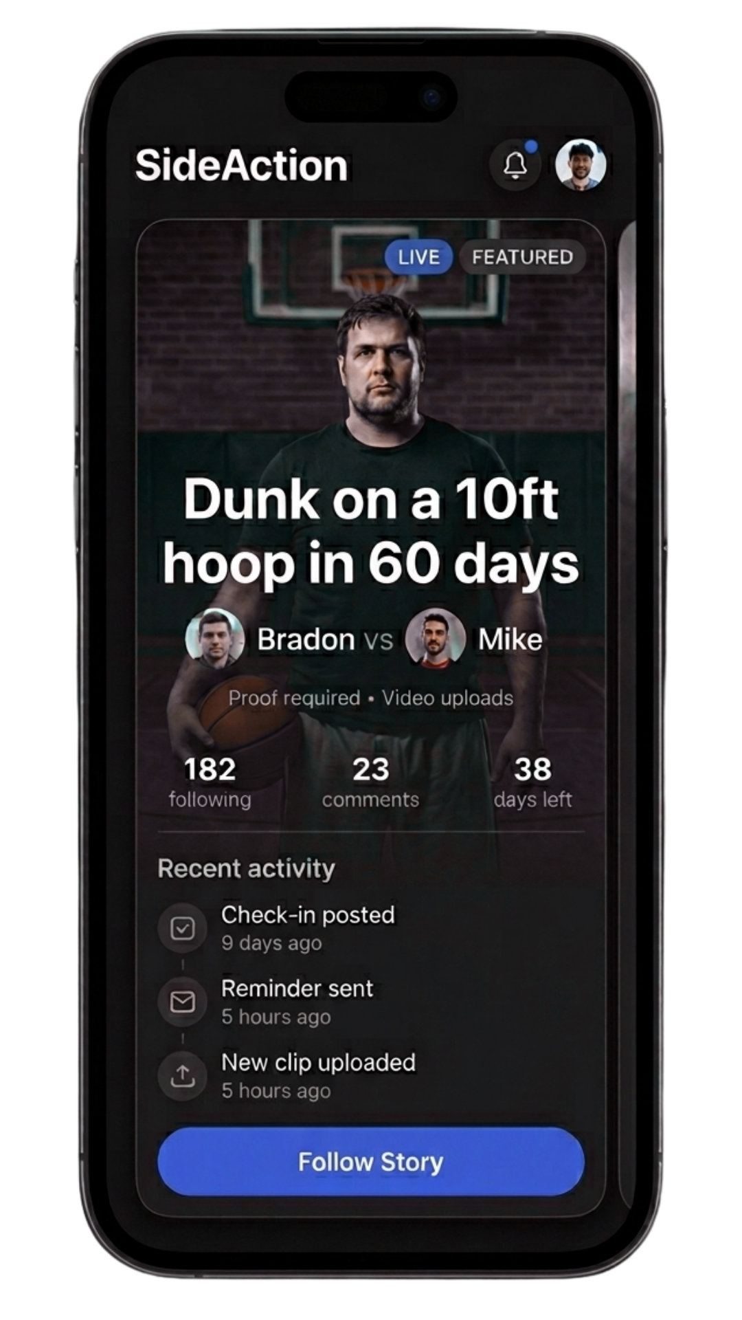 SideAction app preview